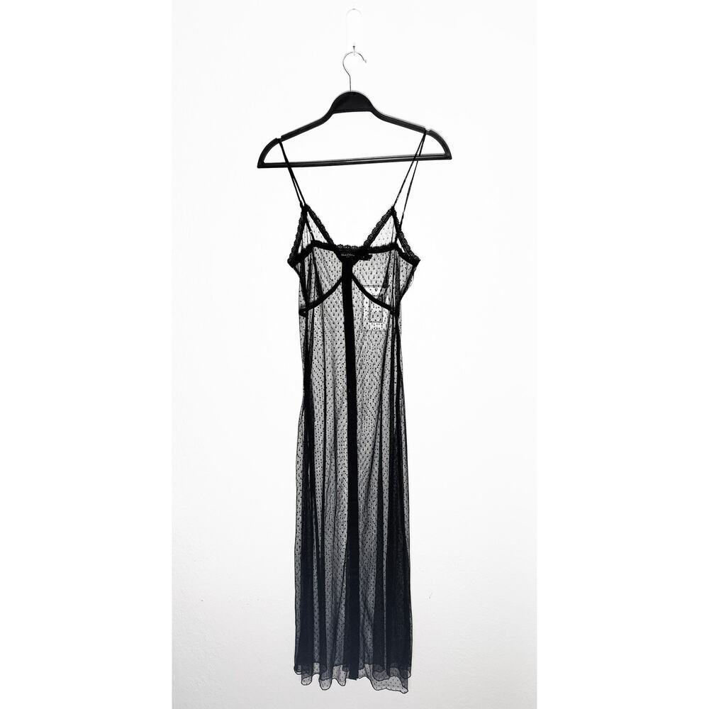 House of Harlow 1960 Revolve Women's Mesh Slip Dress Maxi Festival Sheer 90s Y2K